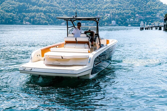 1H Luxury Cruise Como Lake Tender Yacht Invictus 9 Pax - Stop-by-stop along the Como shoreline: Como to Cernobbio