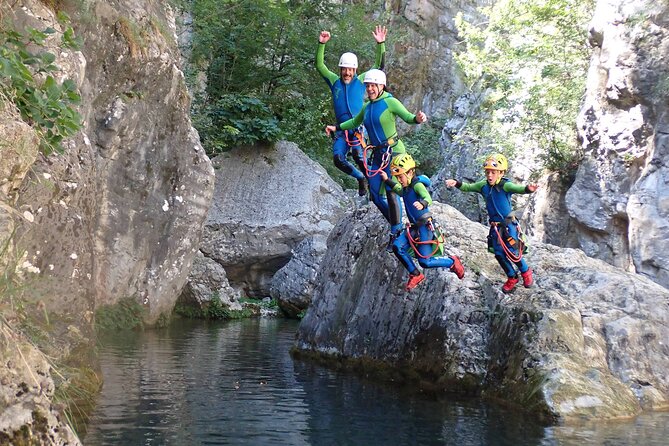 Canyoning "Family-Fun" - family friendly Canyoningtour - Waterproof photo service: instant memories, no dry-fuss required