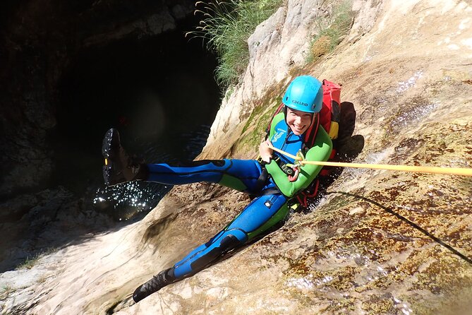 Canyoning "Vione" - advanced Canyoningtour also for sportive beginner - The Route Experience: Jumps, Swims, Slides, and Abseils