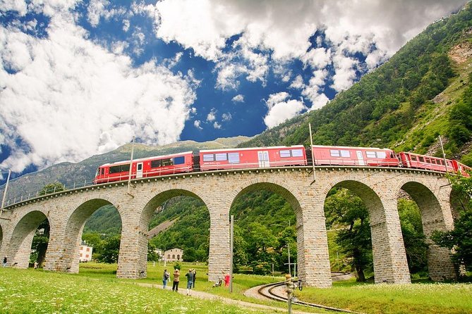 From Lake Como or Milan: Bernina Red Train Tour - Tirano station to St. Moritz: where the Alps start showing their teeth