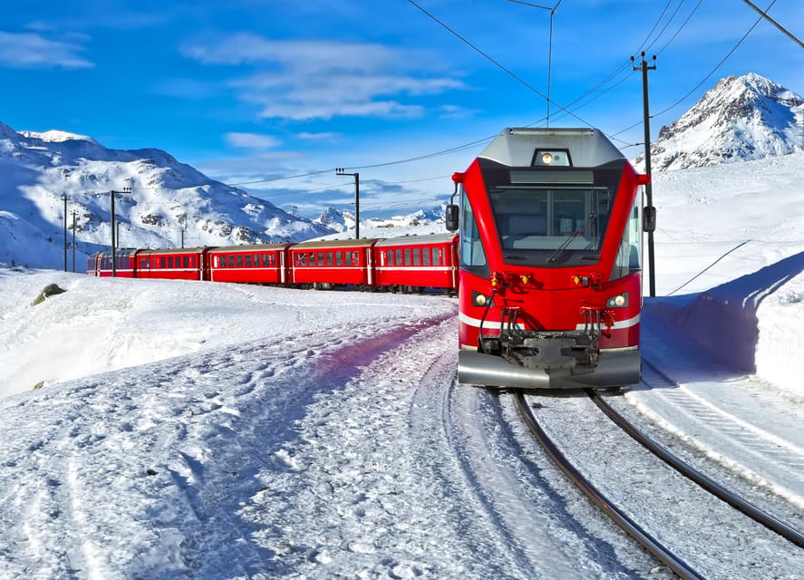 From Milan: Bernina Train, Swiss Alps & St. Moritz Day Trip - Tirano break and the ride back to Milan in evening light