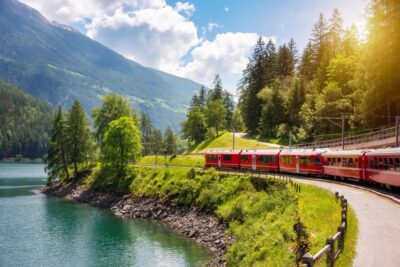 From Milan: St Moritz & Alps Day Trip with Bernina Red Train - Bernina Pass scenery: the drive-by moment that sets expectations