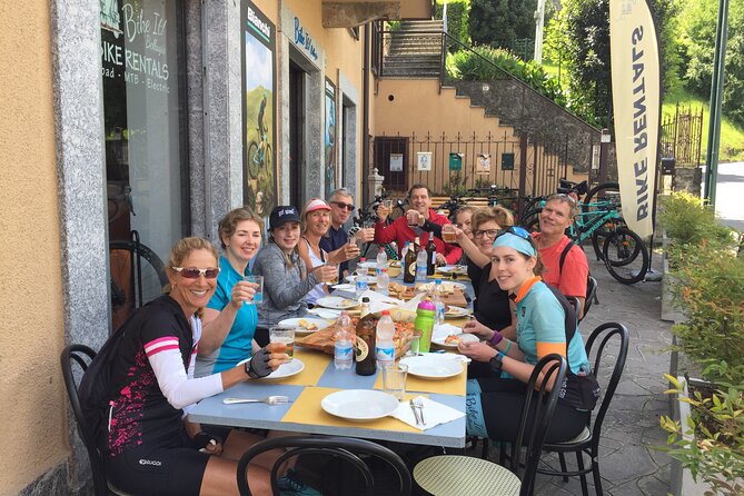 Group Bike Tour: Onno & Ghisallino (E-bikes and Road bikes) - Stop 2: Valbrona Viewpoint Breaks and the Cyclists’ Fountain