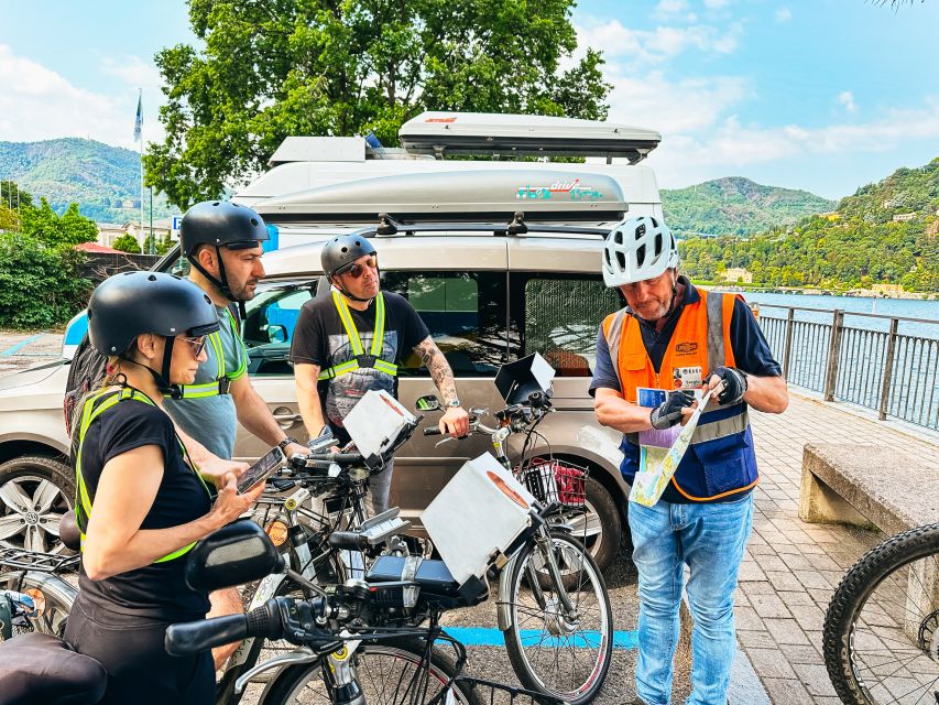Lake Como: eBike Tour with Live Guide, eHelmet, and iPad - What You See and Learn: Villas, Monuments, and Past-to-Present Clues