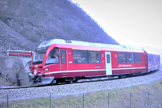 Lake Como, Swiss Alps and Bernina Train From Milan - The Bernina Red Train segment: Ospizio Bernina to Piz Bernina