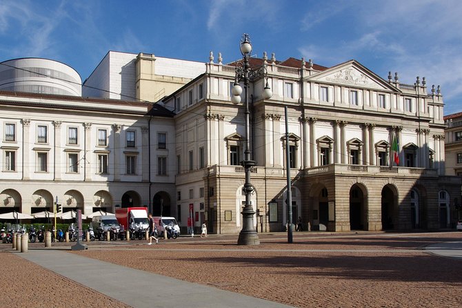 Milan by night walking experience - Teatro alla Scala after dark: opera’s home seen from the street