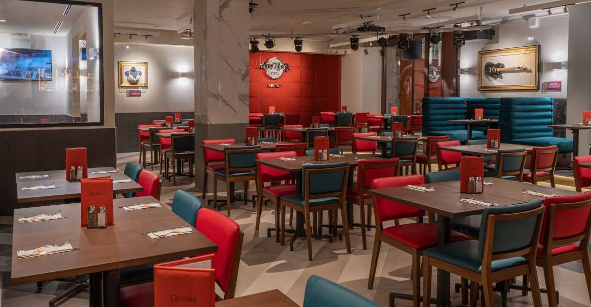Milan: Hard Rock Cafe with Set Menu for Lunch or Dinner - Skip the line: why priority seating is the real upgrade