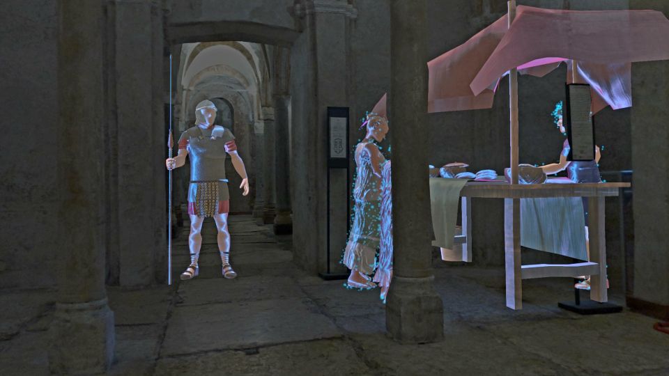 Milan | In the Crypt of time, holographic tour - A 20-minute Milan time machine in the crypt