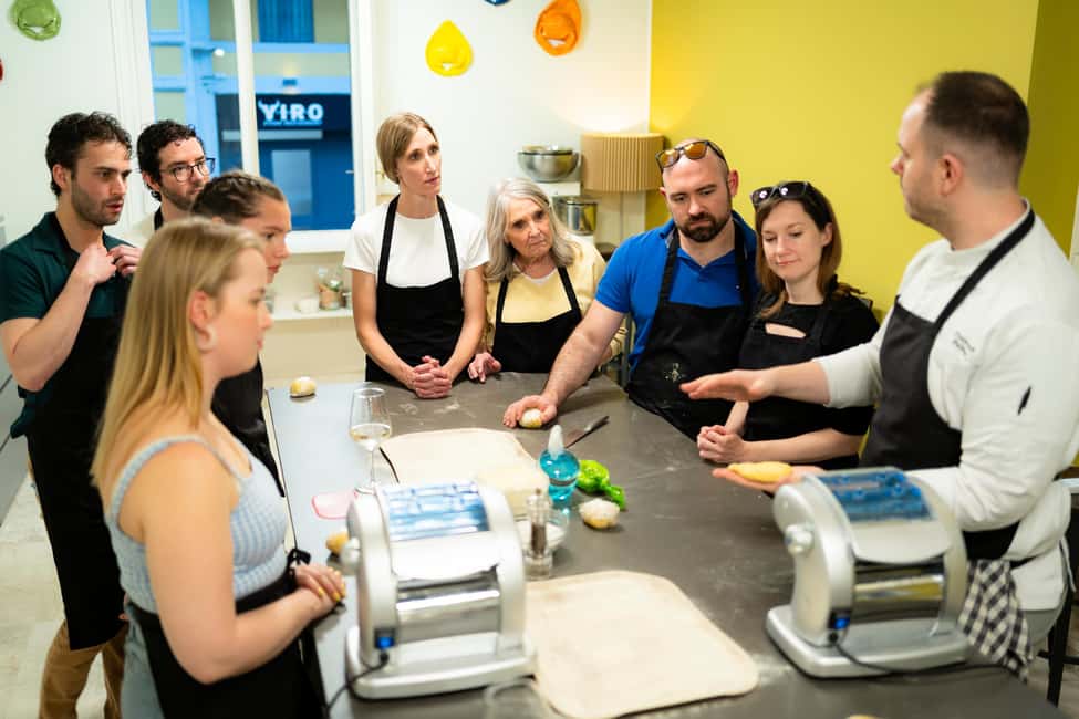 Milan: Pasta, Gnocchi and Tiramisù Cooking Class with Wine - Dietary options: vegetarian, vegan, and gluten-free choices