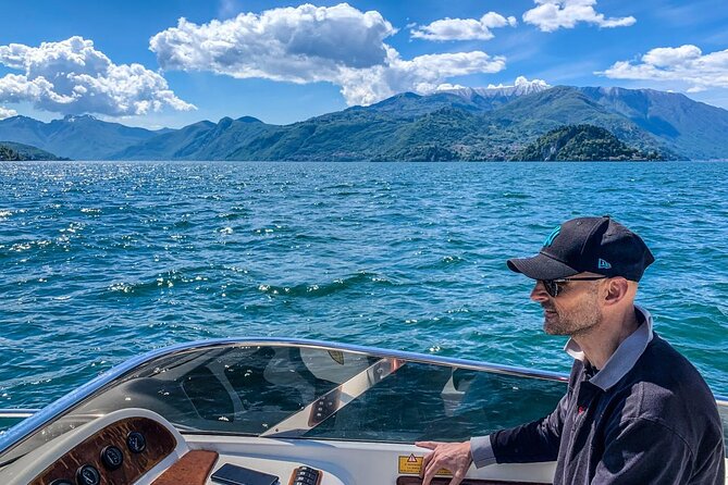 Private guided speedboat cruise on Lake Como from 1H to 4H - Argegno to Isola Comacina: the movie-lake start and your first swim option