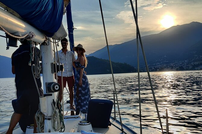 Sunset sailing on lake Como with Private Skipper - When weather changes the plan (and what that means for you)
